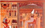 Bestattung, der Weg durch die Duat und das Urteil des Osiris