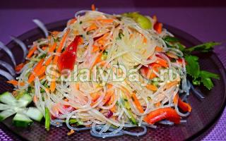 Funchose salad recipes